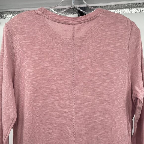J.Jill Womens Prima Elliptical Tunic Top Long Sleeve Pink Size Small - Picture 6 of 8